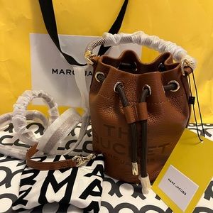 COPY - Marc jacobs,leather bucket , small,Aragan oil ,new with tags, authentic